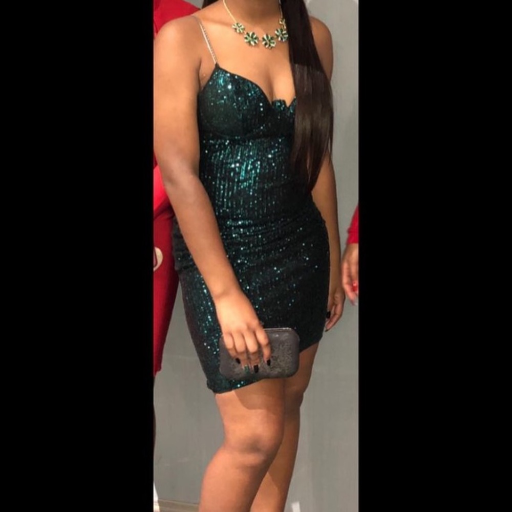 Sparkly Green Dress